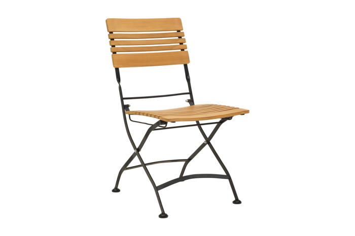 Bild 4, Brewer matgrupp Ø85 cm med 2 stolar – svart/teak - Brafab - Bonus Möbler