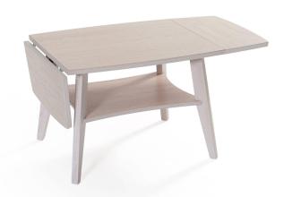 Birdie 70-120X60 cm Vitpigmenterad Ek - Bordbirger - Bonus M&ouml;bler