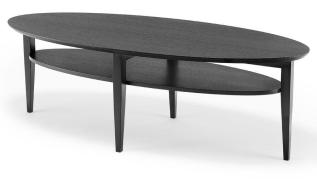 Tango Ellips 160 cm Svartbetsad Ek - Torkelson - Bonus M&ouml;bler