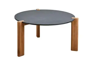 Domino &Oslash;70 cm Antracit / Teak - Brafab - Bonus M&ouml;bler
