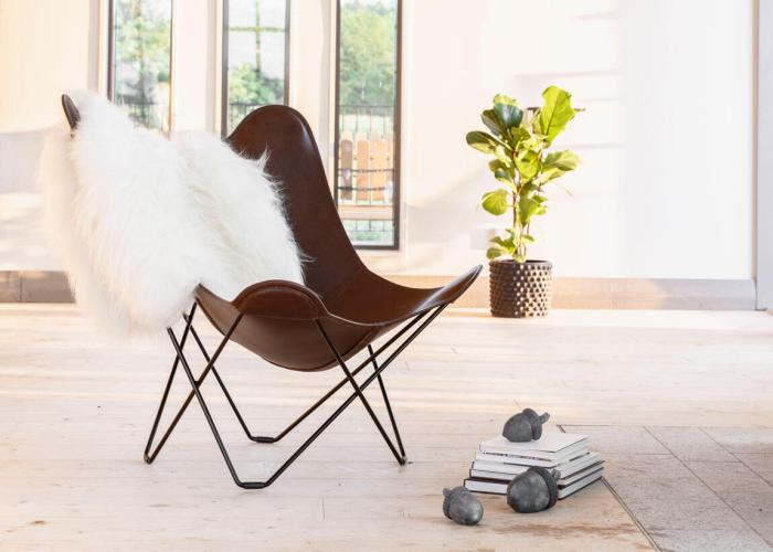 Bild 4, Icelandic Sheepskin Wild Black - Cuero Design - Bonus Möbler