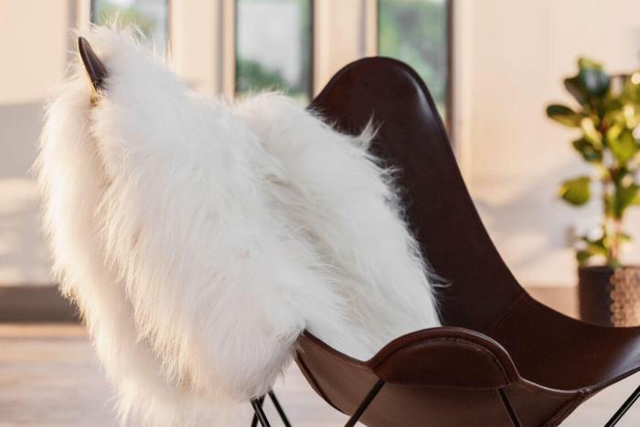 Bild 5, Icelandic Sheepskin Wild Black - Cuero Design - Bonus Möbler