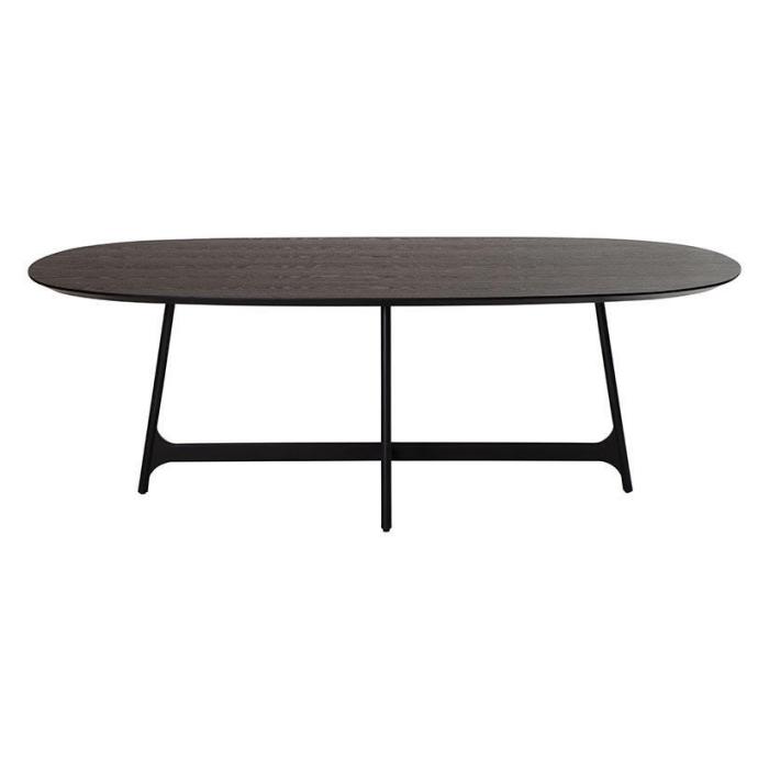 Bild 2, Ooid Oval 220X110 cm Svartbetsad askfanér - Dan-Form - Bonus Möbler