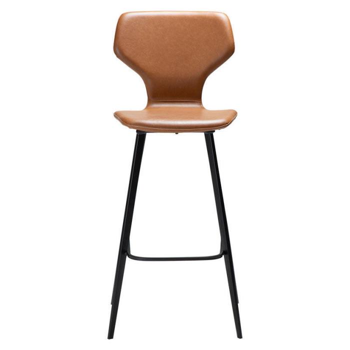 Bild 2, S.I.T Hög Konstläder Vintage, svarta ben Light Brown - Dan-Form - Bonus Möbler