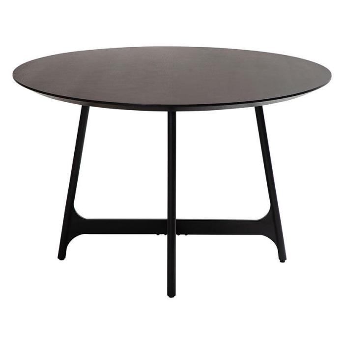 Bild 2, Ooid Rund Ø120 cm Svartbetsad askfanér - Dan-Form - Bonus Möbler