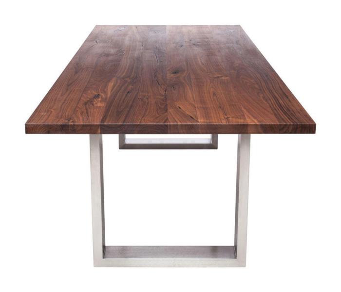 Bild 2, Fargo Valnöt U-Ben Bred Rostfritt Stål (A1) - LIB - Bonus Möbler