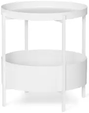 Milano Runt &Oslash;50 cm Vit - Torkelson - Bonus M&ouml;bler