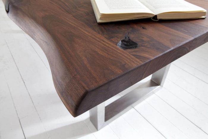 Bild 4, Fargo Valnöt U-Ben Bred Rostfritt Stål (A1) - LIB - Bonus Möbler