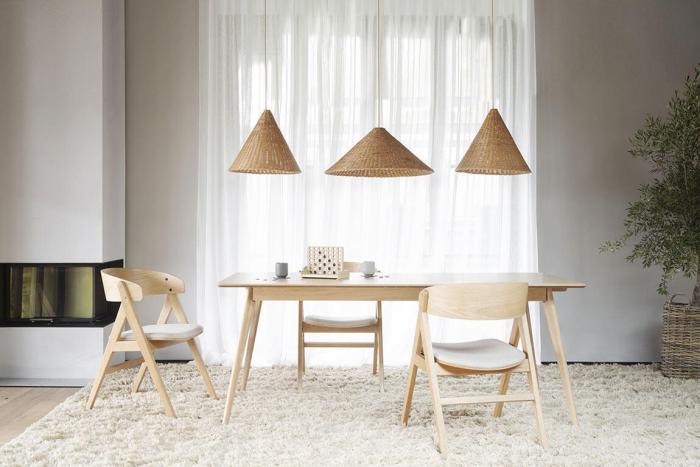 Bild 7, Waterton Lackad ek / Beige tyg - Rowico Home - Bonus Möbler