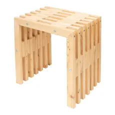 EcoFurn&reg; D-Bench 45 cm L&auml;rk natur - Hillerstorp - Bonus M&ouml;bler