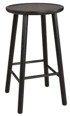 Zigzag 78 cm Svart Ask - Hans K - Bonus M&ouml;bler
