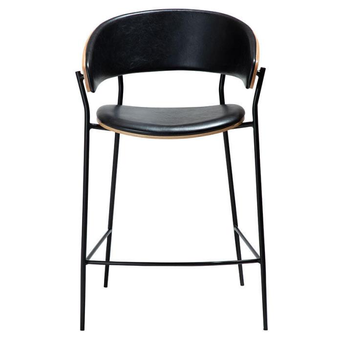 Bild 2, Crib Låg Konstläder Vintage Black / Ekfanér - Dan-Form - Bonus Möbler