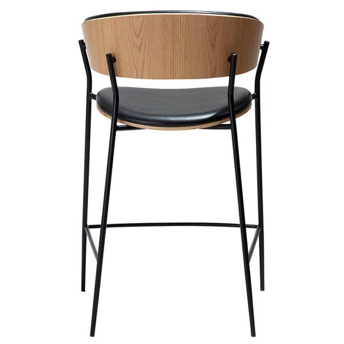 Bild 4, Crib Låg Konstläder Vintage Black / Ekfanér - Dan-Form - Bonus Möbler