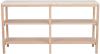Beige travertin / Vitpigmenterad ek
