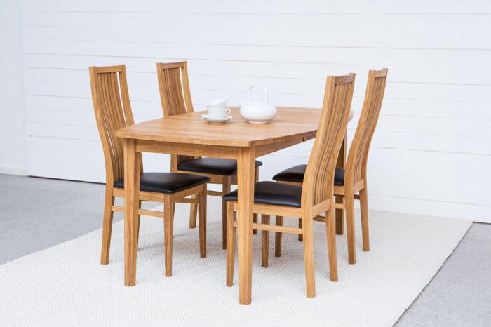 Bild 3, Allegro fanerad oljad ek 162-212X92 cm - Torkelson - Bonus Möbler