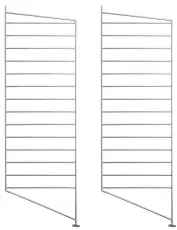 String Golvgavlar 85X30 cm 2-pack Galvaniserad - String - Bonus M&ouml;bler