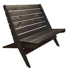 EcoFurn&reg; Double Granny Furu Oljad svart - Slasken - Bonus M&ouml;bler
