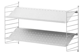 String Skohylla Paket 80 cm Vit - String - Bonus M&ouml;bler