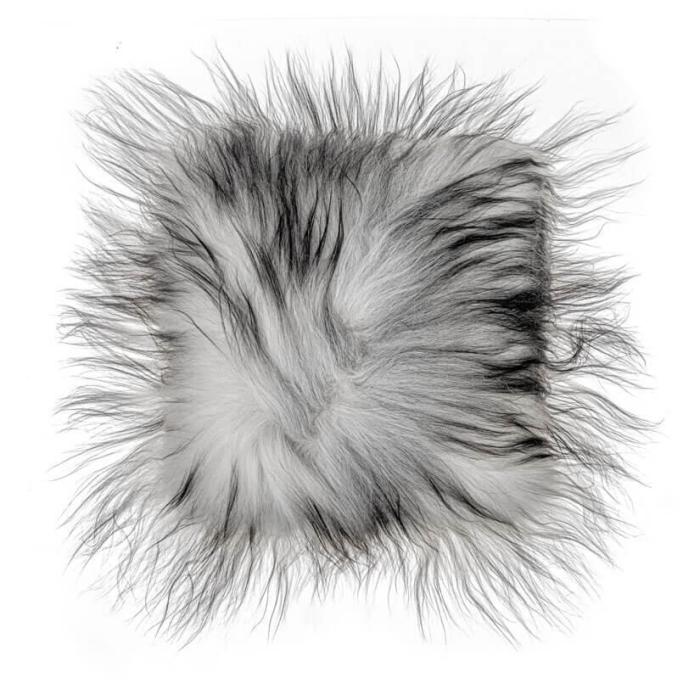 Bild 2, Icelandic Sheepskin Wild Grey - Cuero Design - Bonus Möbler
