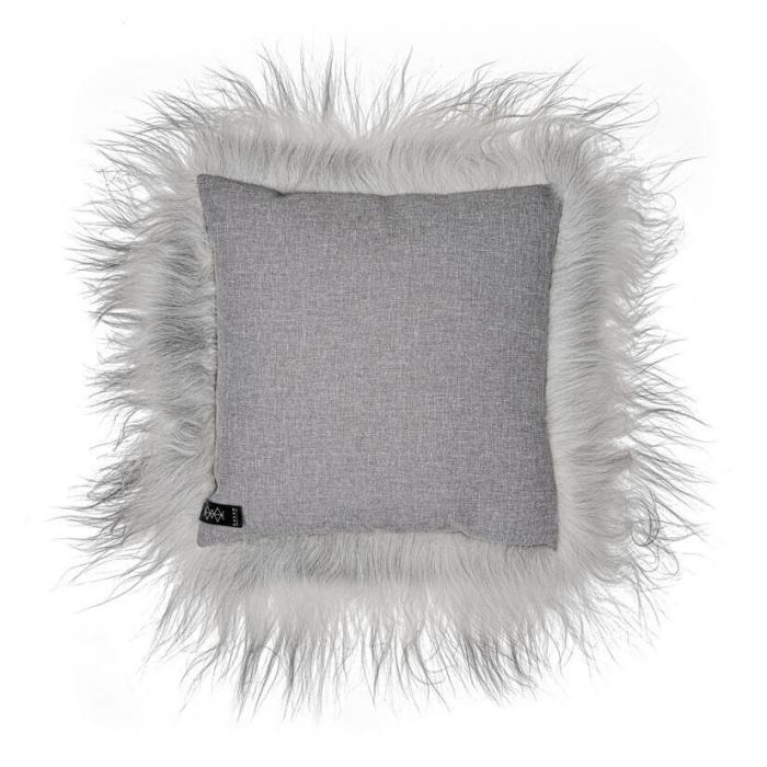 Bild 3, Icelandic Sheepskin Wild Grey - Cuero Design - Bonus Möbler