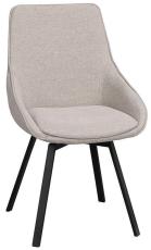 Alison Metallben / Tyg Beige tyg - Rowico Home - Bonus M&ouml;bler