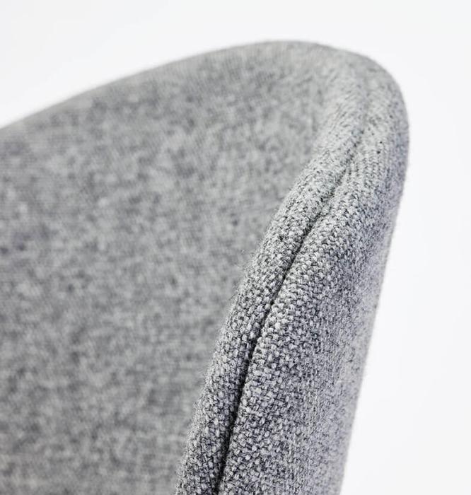 Bild 2, Miss Holly Helklädd Björk Tyg Kvadrat Hallingdal Grey - Stolab - Bonus Möbler