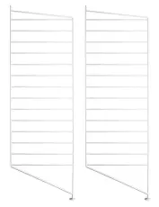 String Golvgavlar 85X30 cm 2-pack Vit - String - Bonus M&ouml;bler