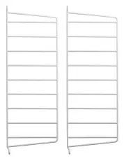 String V&auml;ggavlar 50X20 cm 2-pack Vit - String - Bonus M&ouml;bler