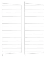 String V&auml;ggavlar 75X30 cm 2-pack Vit - String - Bonus M&ouml;bler