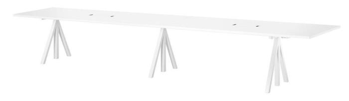 Bild 4, String Works Mötes- och Konferensbordsskiva 180X90 Vit Laminat - String - Bonus Möbler