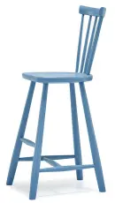 Lilla &Aring;land H&ouml;g H52 cm Gryningsbl&aring; 57 - Stolab - Bonus M&ouml;bler