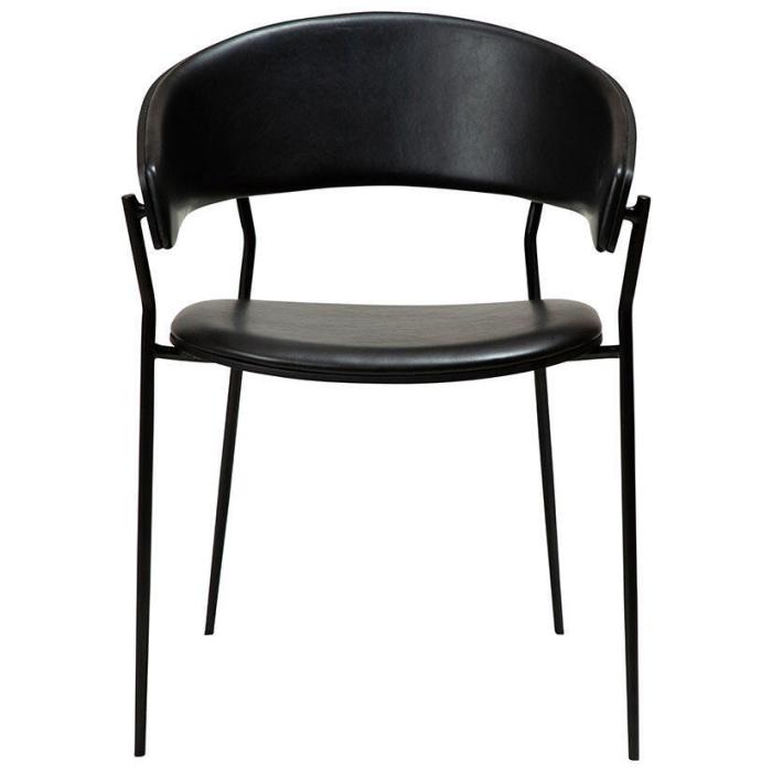Bild 2, Crib Konstläder Vintage Black / Svartbetsad askfanér - Dan-Form - Bonus Möbler
