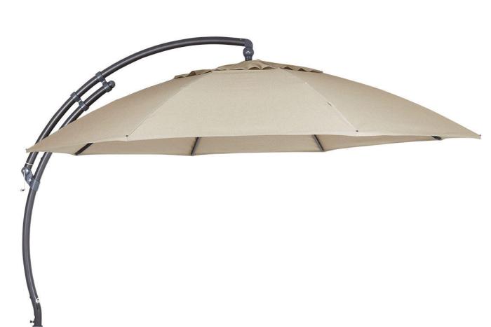 Bild 2, Easy Sun Ø375 cm Antracit / Sand - Brafab - Bonus Möbler