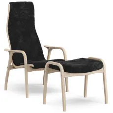Lamino Vitpigmenterad Ek F&aring;rskinn Black - Swedese - Bonus M&ouml;bler