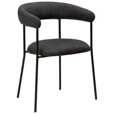 Plenti Boucl&eacute;tyg Raven Black / Black - Dan-Form - Bonus M&ouml;bler