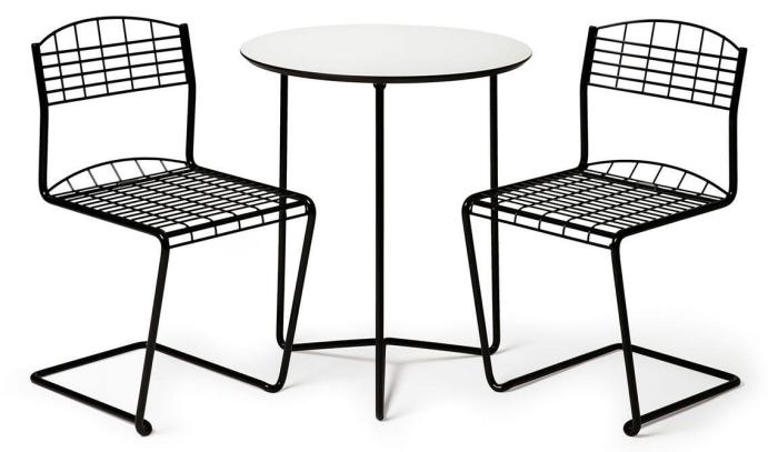 Bild 9, High Tech Stol Svart - Grythyttan Stålmöbler - Bonus Möbler