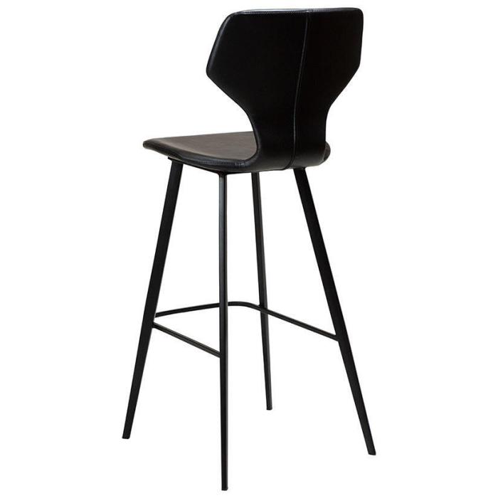 Bild 5, S.I.T Hög Konstläder Vintage, svarta ben Black - Dan-Form - Bonus Möbler