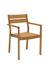 Delia Teak Karmstol Natur - Brafab - Bonus M&ouml;bler