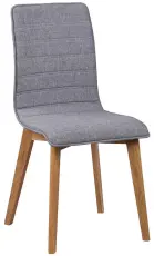 Gracy Tyg Ljusgr&aring; / Ek - Rowico Home - Bonus M&ouml;bler