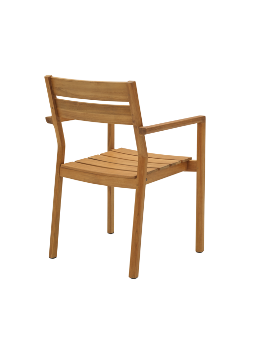 Bild 4, Delia Teak Karmstol Natur - Brafab - Bonus Möbler