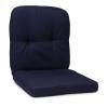Navy med klädd kant polyester