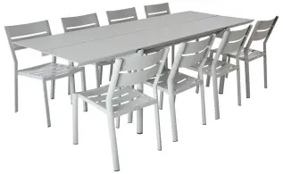 B45 250X92 cm och Delia Light Grey - Brafab - Bonus M&ouml;bler