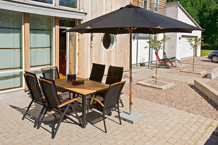 Bild 3, Nydala 150-200X96 cm Svart / Teak - Hillerstorp - Bonus Möbler
