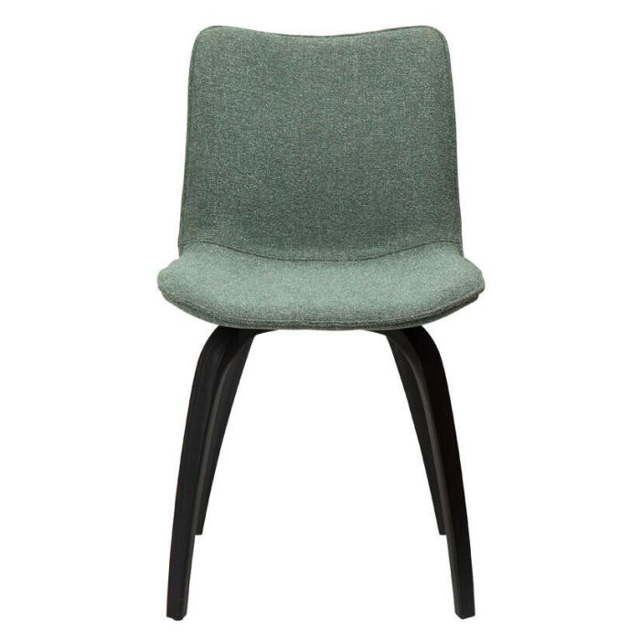 Bild 2, Glee Bouclétyg, svarta ben Pebble Green - Dan-Form - Bonus Möbler