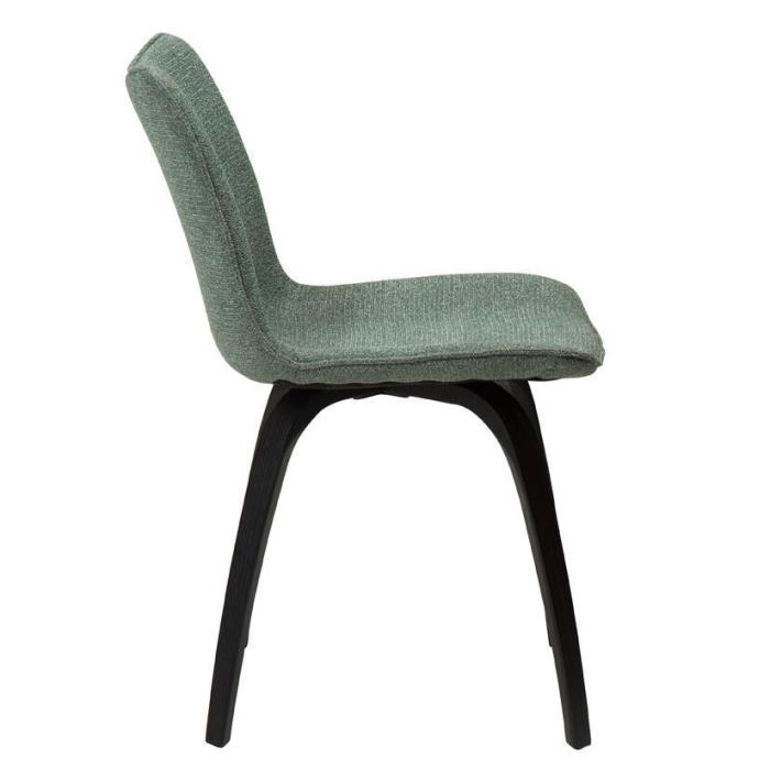 Bild 3, Glee Bouclétyg, svarta ben Pebble Green - Dan-Form - Bonus Möbler