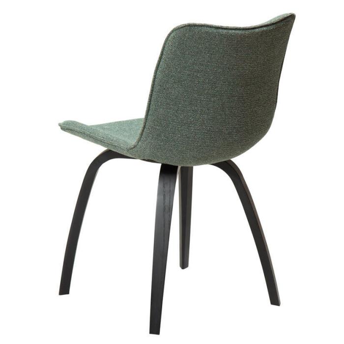 Bild 5, Glee Bouclétyg, svarta ben Pebble Green - Dan-Form - Bonus Möbler