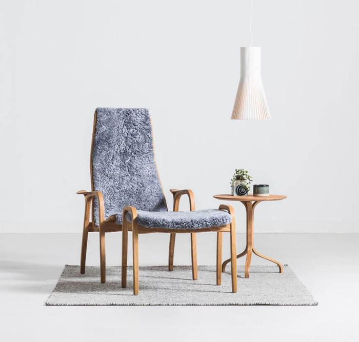 Bild 10, Lamino Lackad Bok Fårskinn Black - Swedese - Bonus Möbler