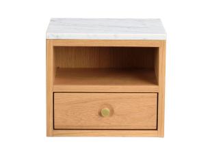 Whitmore Lackad ek / Vit marmor - Rowico Home - Bonus M&ouml;bler