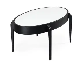 Center 120X65 cm Svartbetsad Ek - Bordbirger - Bonus M&ouml;bler