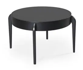 Center &Oslash;75 cm Svartbetsad Ek - Bordbirger - Bonus M&ouml;bler